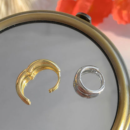 Silver Hot Sale Korean hoop Earrings