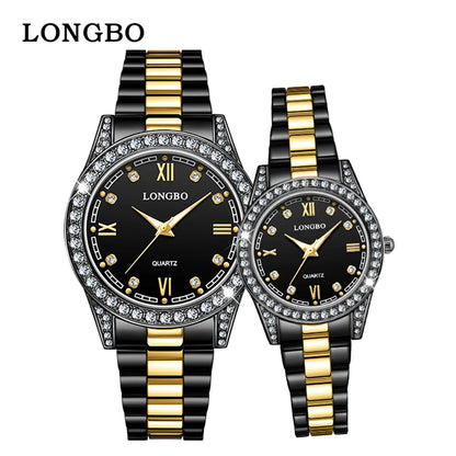 Imperial Time Luminous Lover's Couple Watches Set