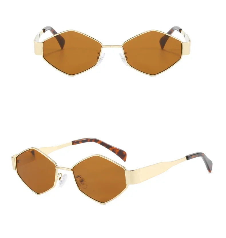 Luxury Royal Unique Polygon Sunglasses