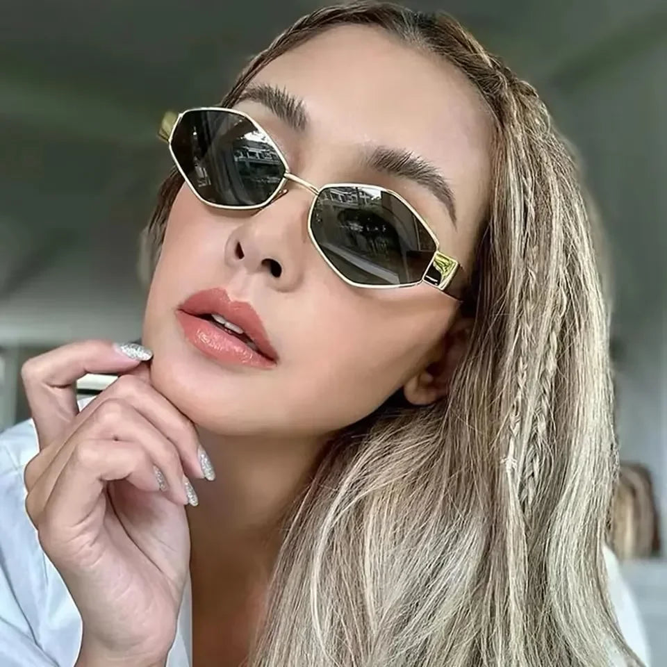 Luxury Royal Unique Polygon Sunglasses