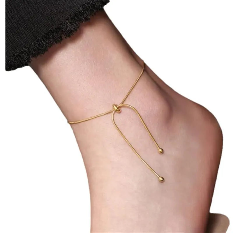 Vintage Thin Anklet Bracelet