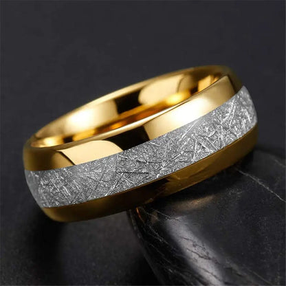 Vintage Stainless Steel Couple Rings Set