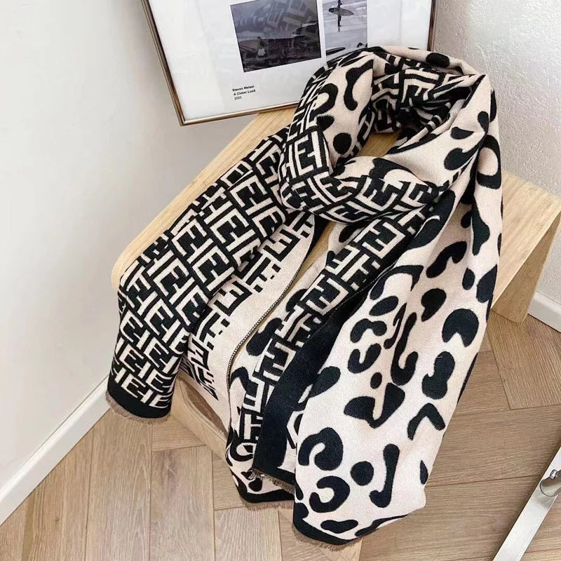 Luxury Kashmiri Double-sided Scarf (Warm)