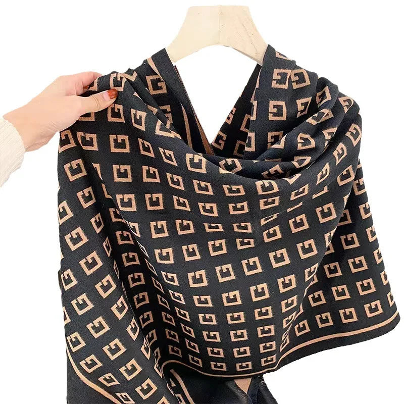 Luxury Kashmiri Double-sided Scarf (Warm)