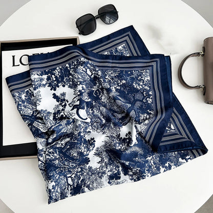 Luxury Brand Designer Silk Scarf & Hijab