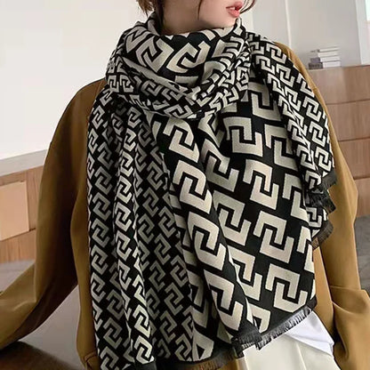 Luxury Kashmiri Double-sided Scarf (Warm)