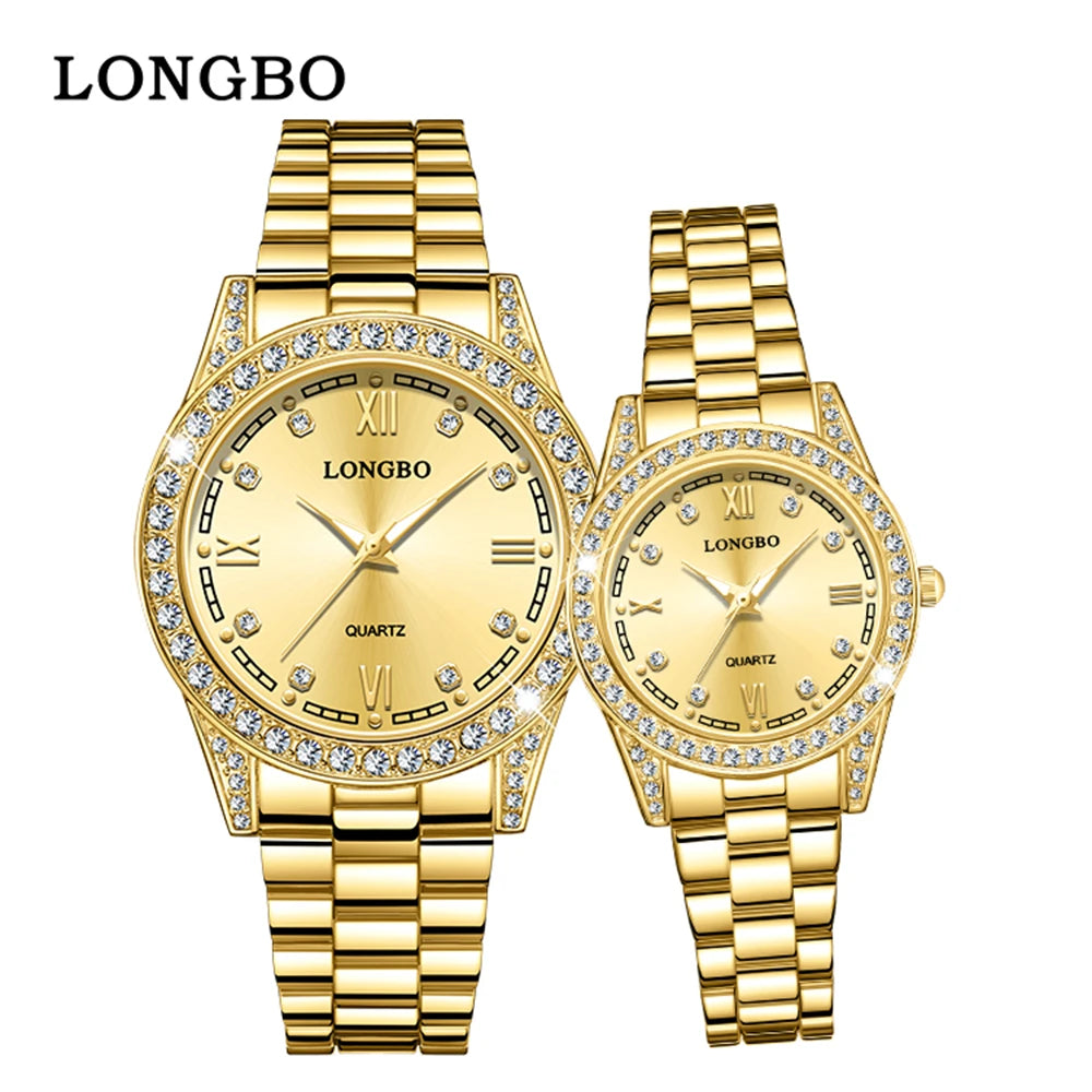 Imperial Time Luminous Lover's Couple Watches Set